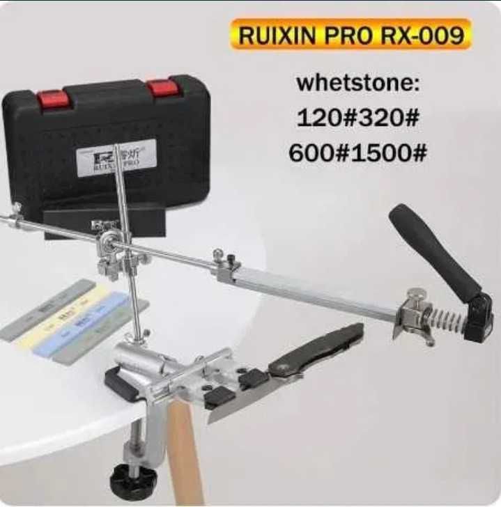 RUIXIN PRO RX 009 Точилка для ножів заточний точильний станок +4камені