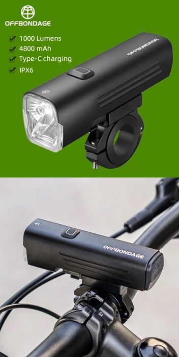 Професійна велофара Offbondage HR3-1000 (EOS -520) та EOS 530