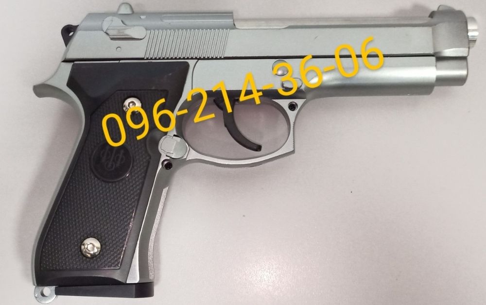 Детский пистолет Beretta 92 пластик + металл