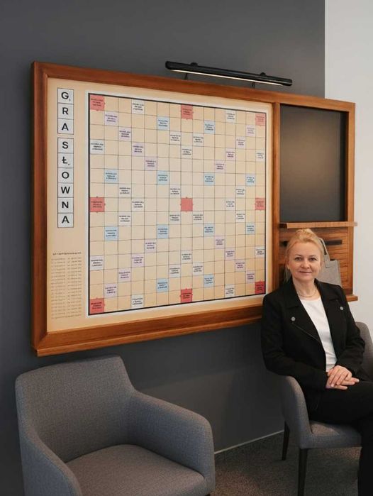 Drewniana gra ścienna XXL – Premium, do biura, stref relaksu, eventy