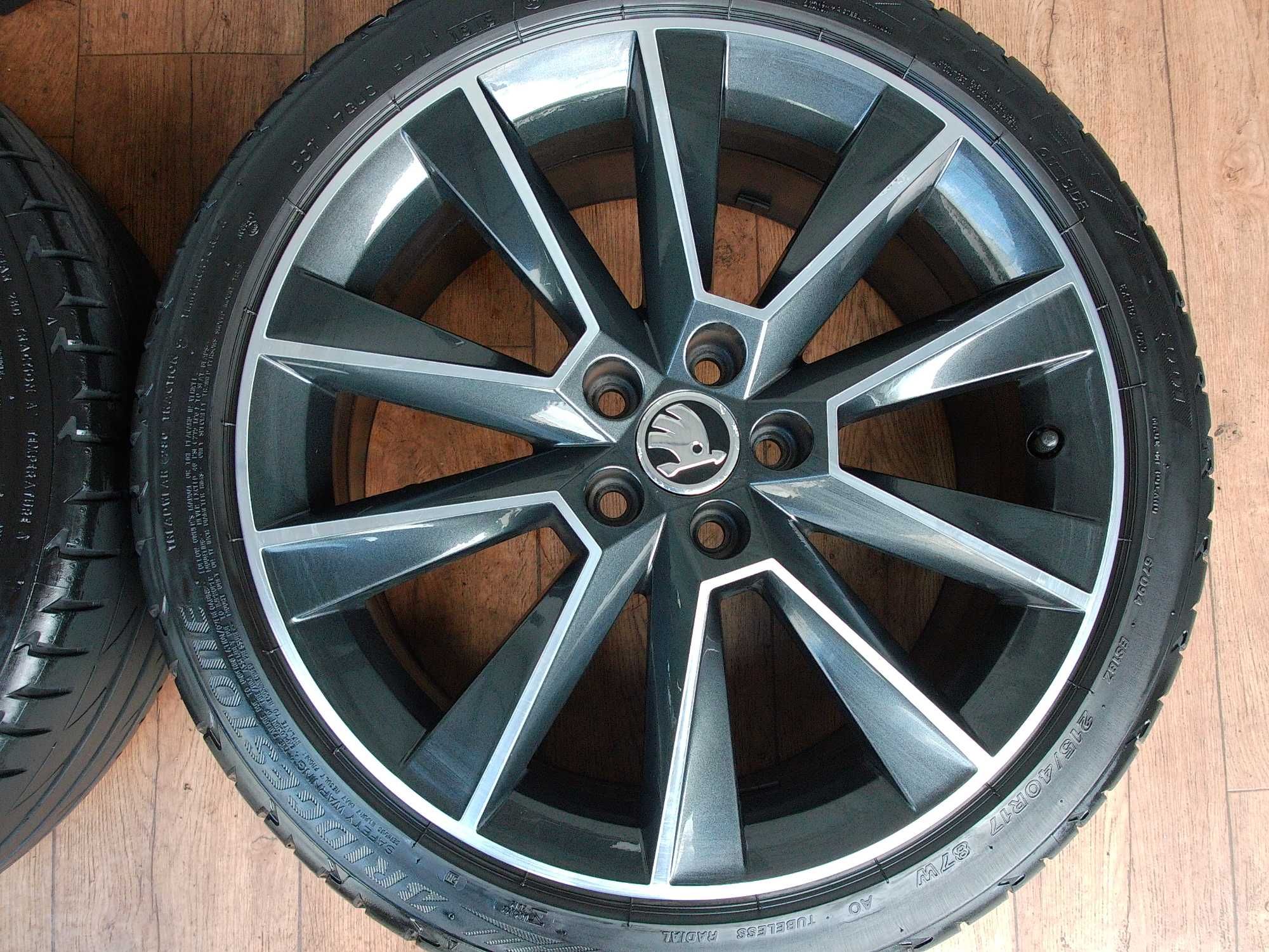 Koła Skoda Kamiq Rapid Scala Fabia Vw 17 5x100 ET46 215/40/17 lato