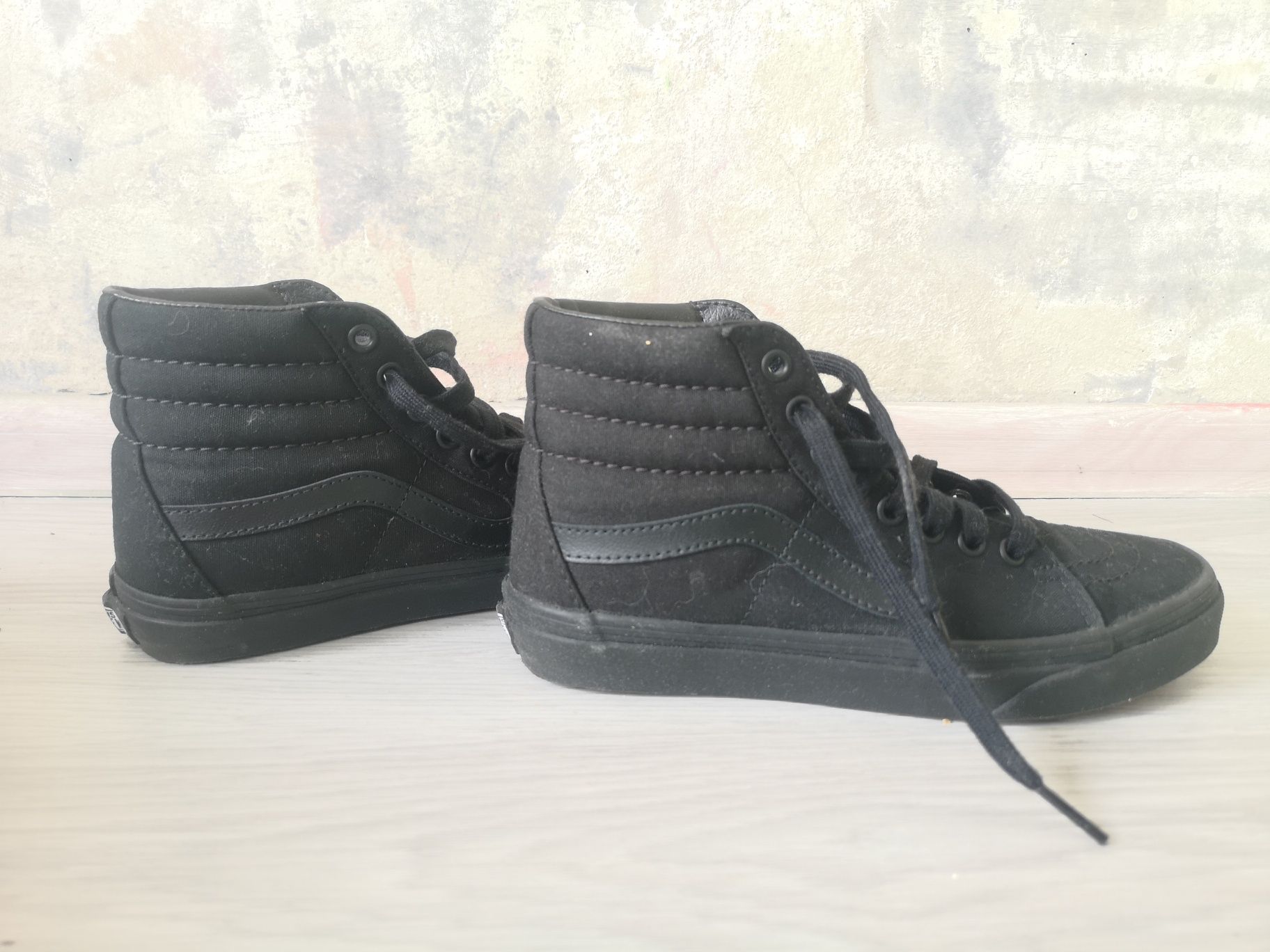 Vans ski8 HI czarne black tenisówki nowe r. 37 classic basic skate