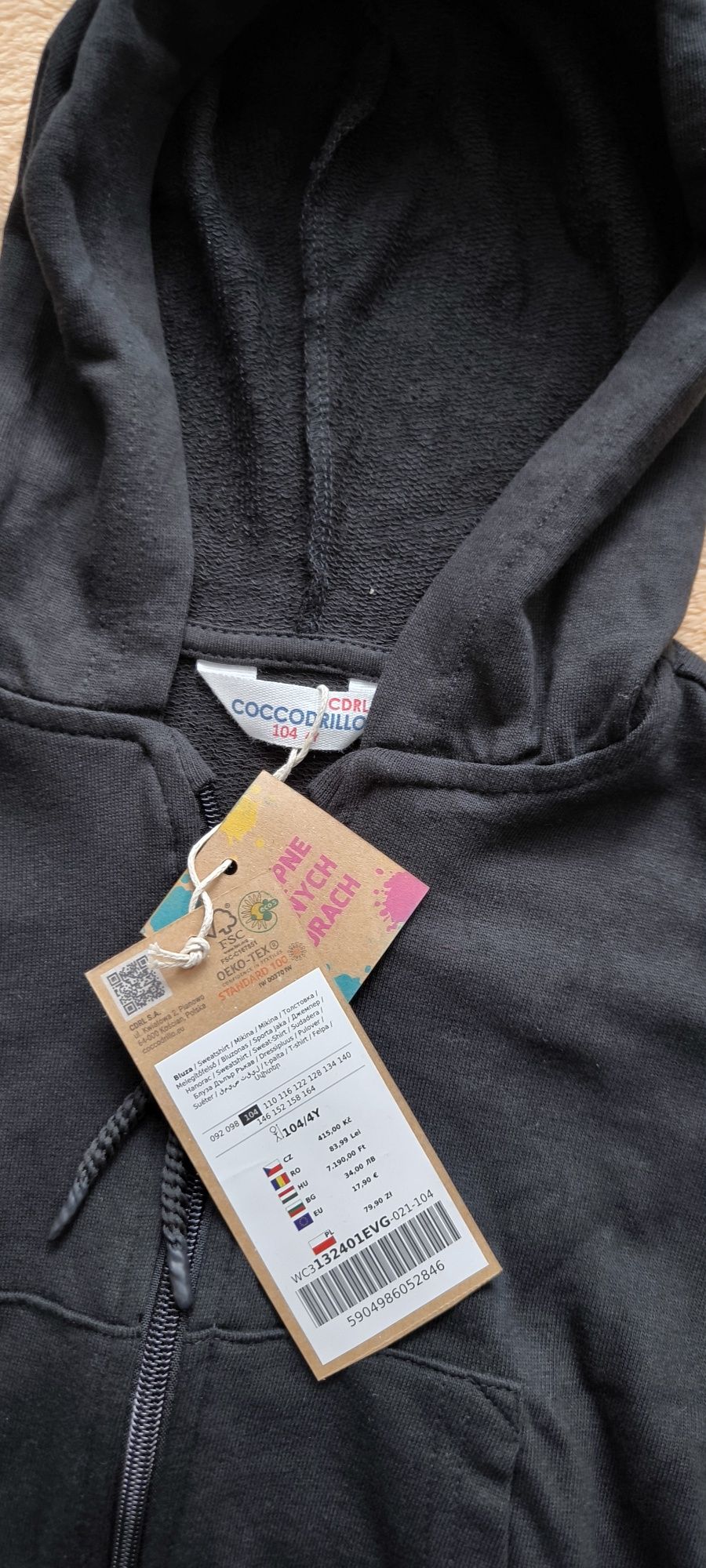 Nowa bluza coccodrillo r. 104