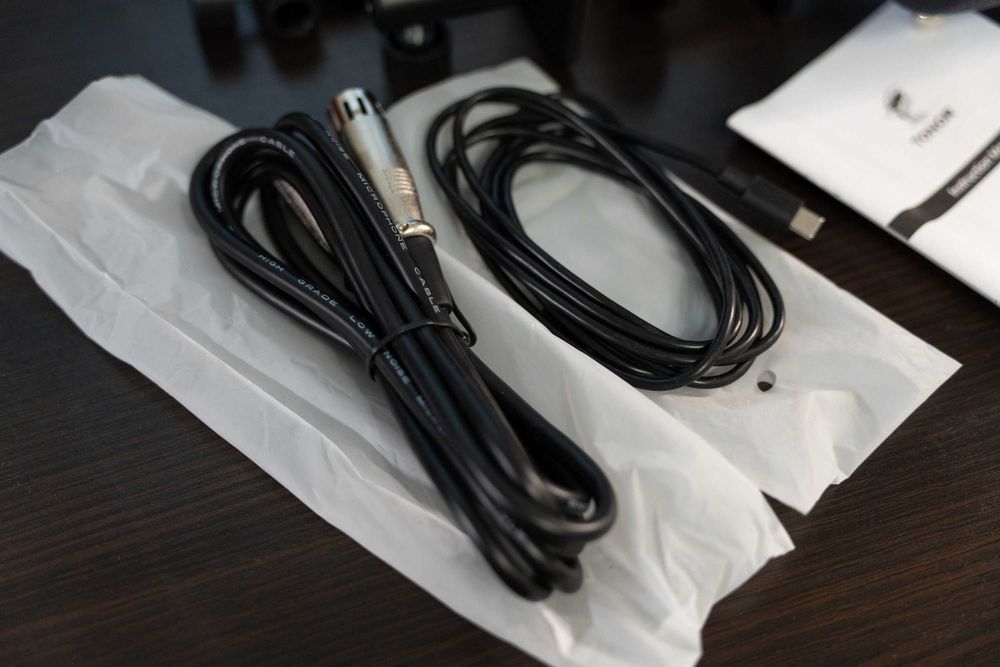 Mikrofon TONOR TD510+ z uchwytem / USB C + XLR