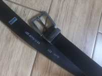 męski pasek skórzanay-LEVIS-czarny-95cm-dł, paska-110cm+klamra