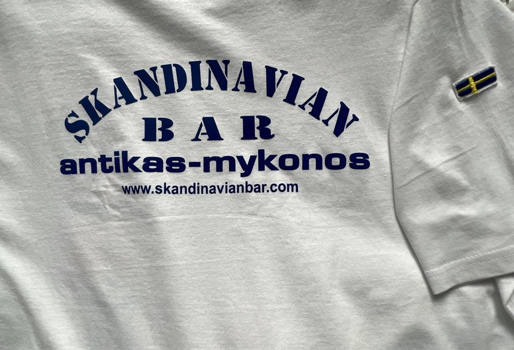 T-shirt Skandinavian Bar Mykonos, Sweden, XL