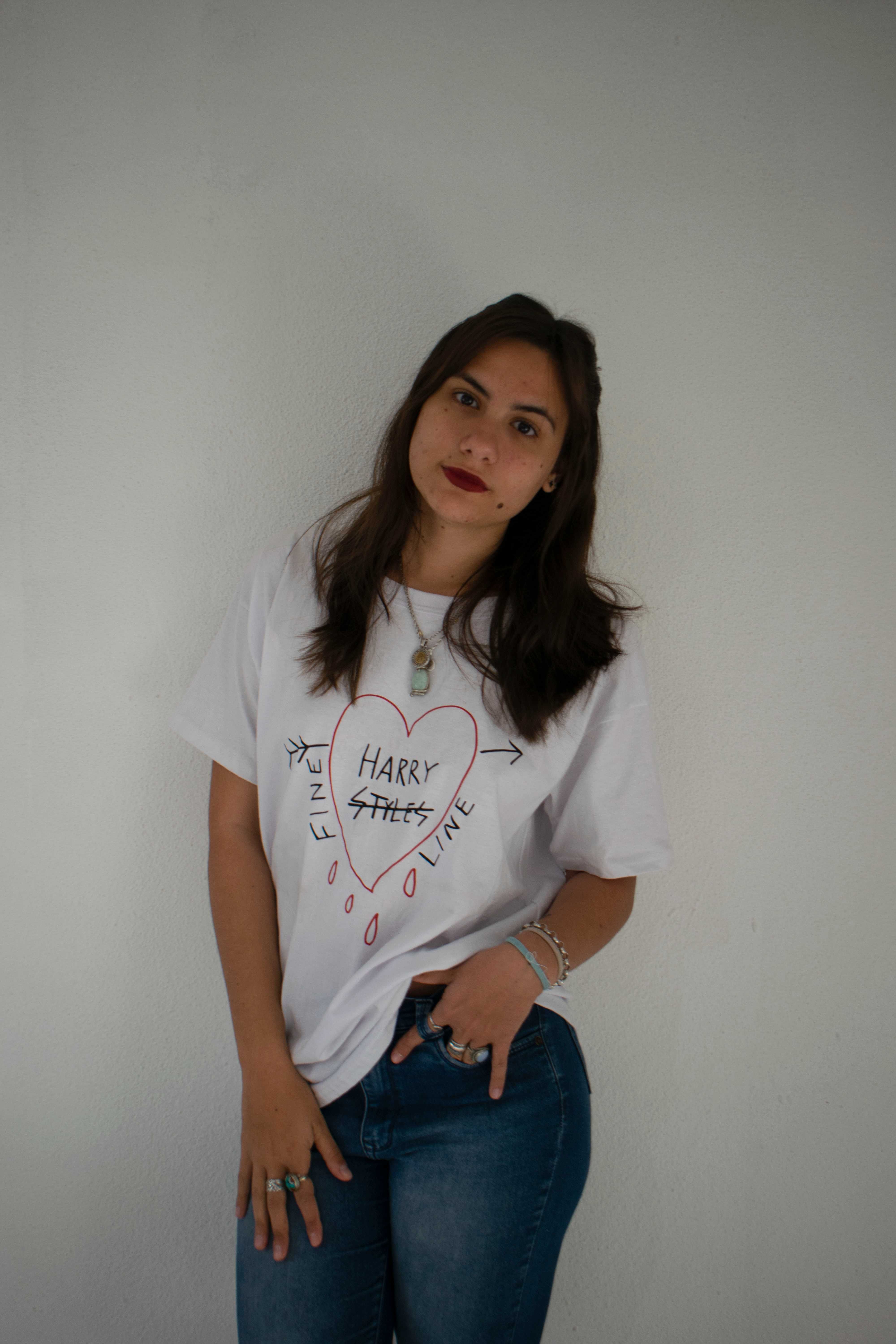 Harry Styles T-shirt Algodão Unisex