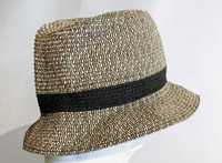 Kapelusz GAP fedora wielokolorowy obwód 53 cm miękki 100% recycled