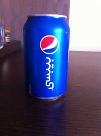 Lata Pepsi - fat em Árabe