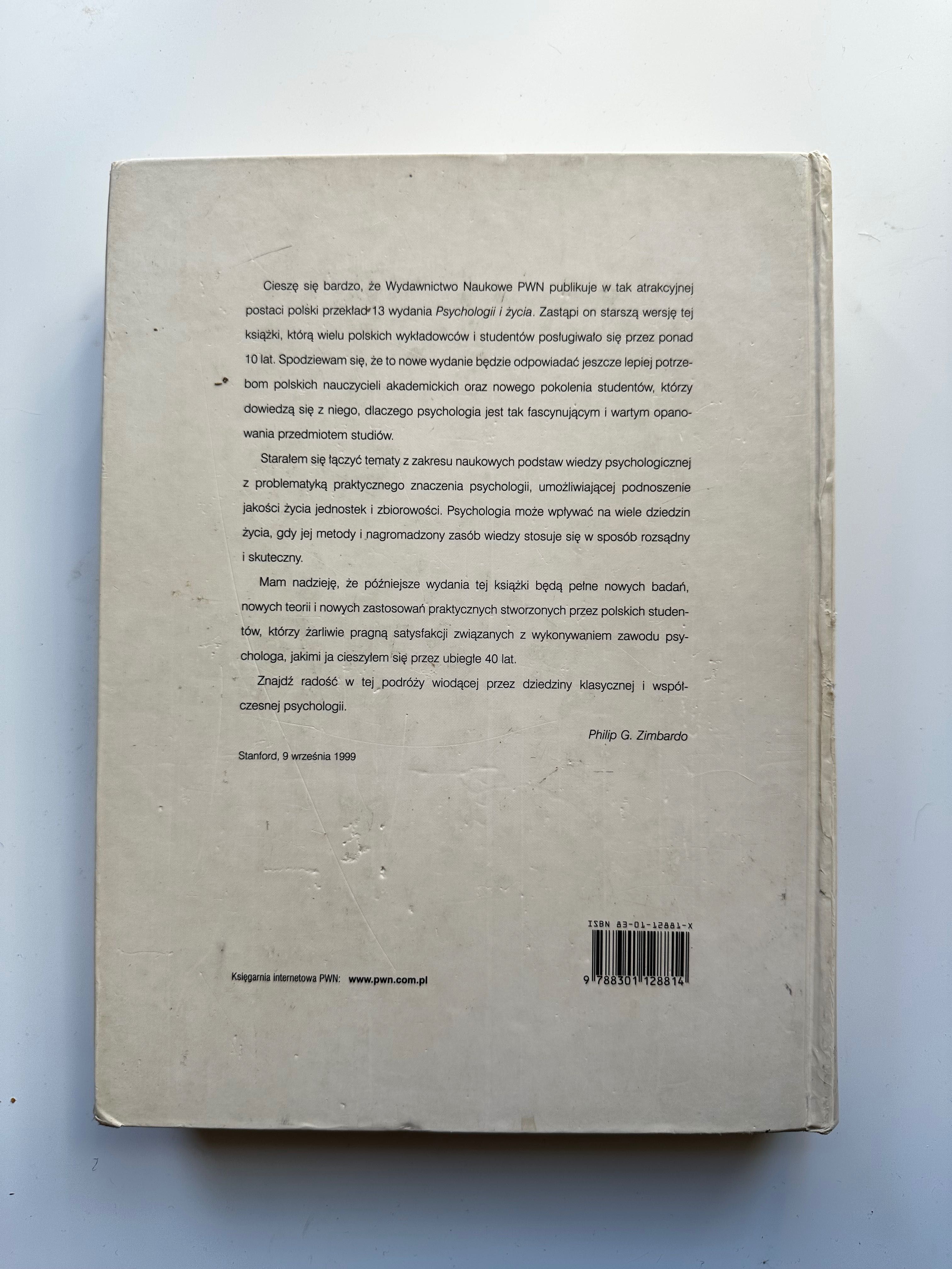Książka psychologia i życie - Philip G. Zimbardo