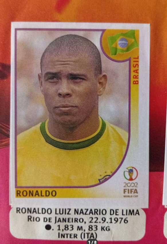 Caderneta Panini Mundial 2002 – Edição Rara- como nova – Japão/Coreia