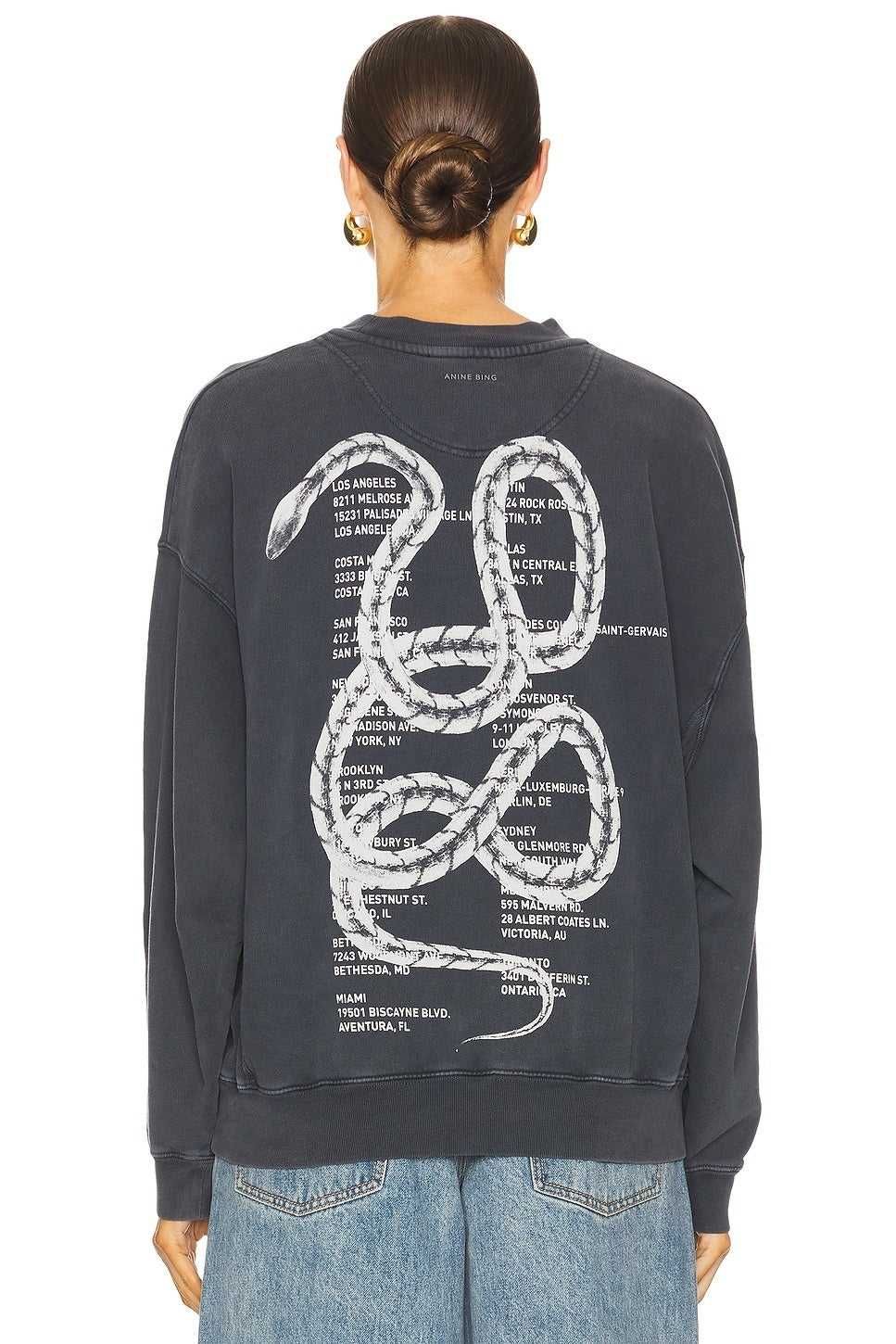 Світшот Anine Bing Jaci Sweatshirt Twisted Snake
