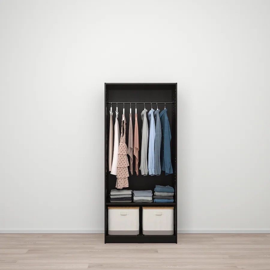 Roupeiro IKEA RAKKESTAD / cabeceiras pés palito / poltrona veludo