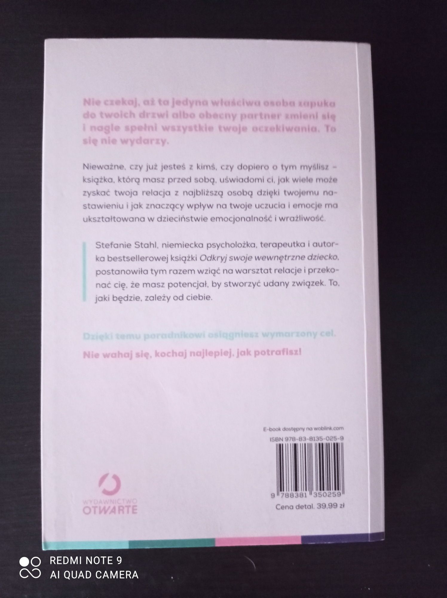Kochaj najlepiej jak potrafisz Stefanie Stahl