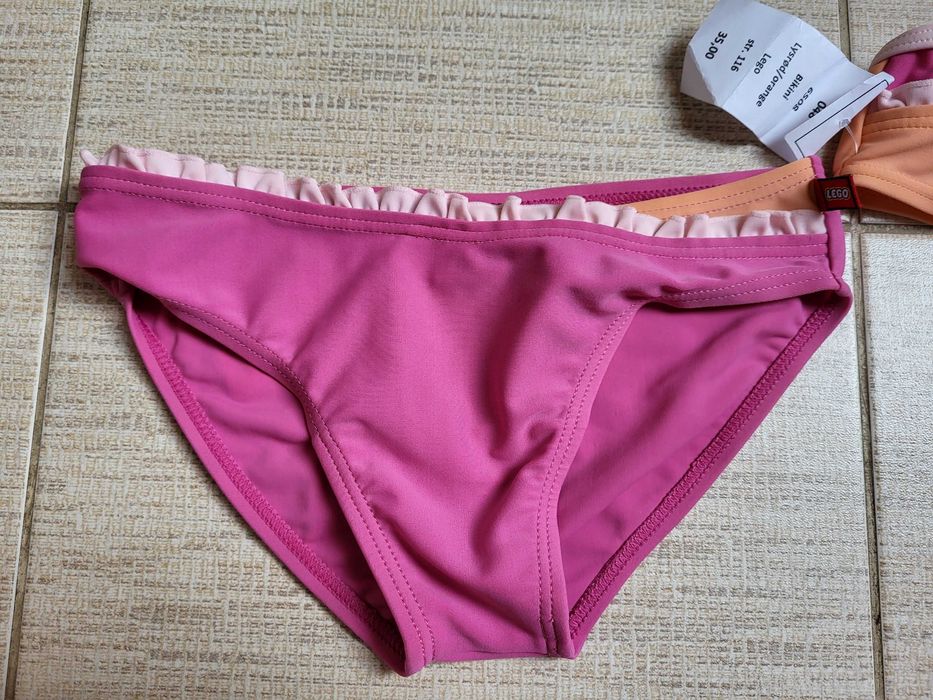 strój, kostium kąpielowy dwuczęściowy Lego 116 nowy z metką