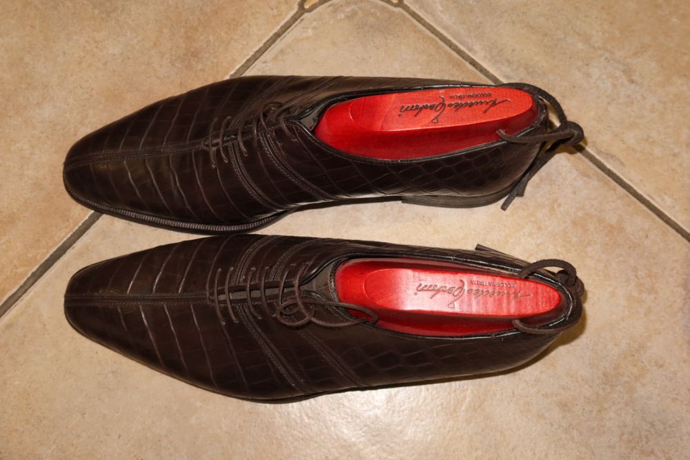 Крокодилові Туфлі A. Testoni • Натуральний крокодил • Оригінал