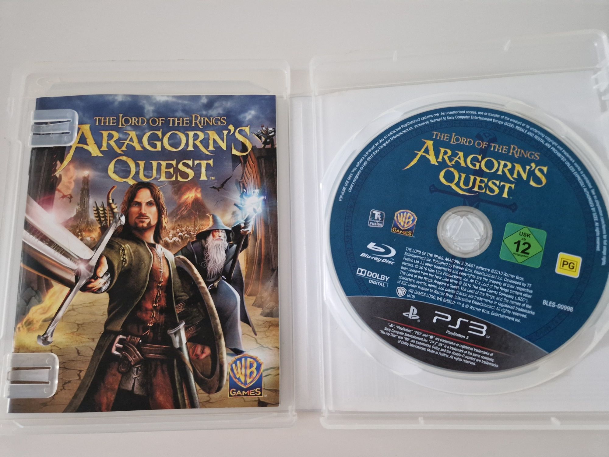 PS3 gra The Lord of the Rings Aragorn Quest Władca Pierścieni