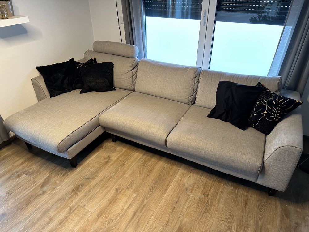 Sofa z szezlongiem 267x95,5 cm Aquaclean innemeble