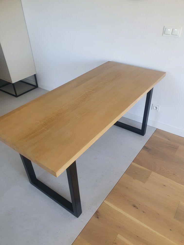 Stół drewniany 160x200. Dąb bielony