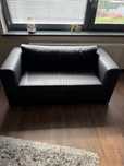 Sofa rozkładana IKEA Askeby czarna eko skóra jak nowa mała