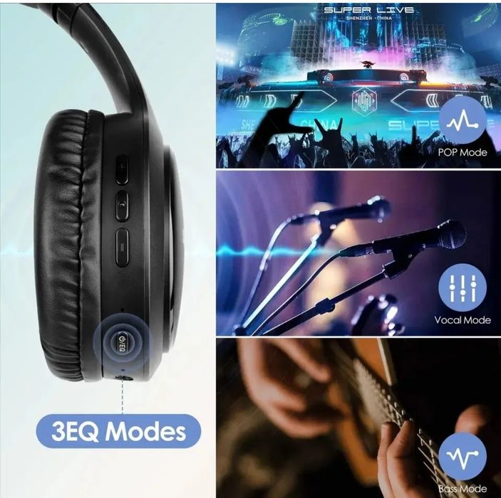 Наушники беспроводные Bluetooth  Hi-Fi складные Siindoo JH-919 Black