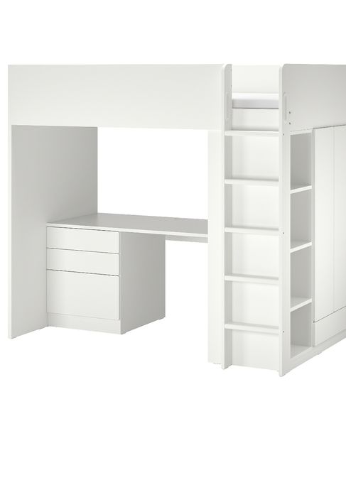 Cama com secretária IKEA