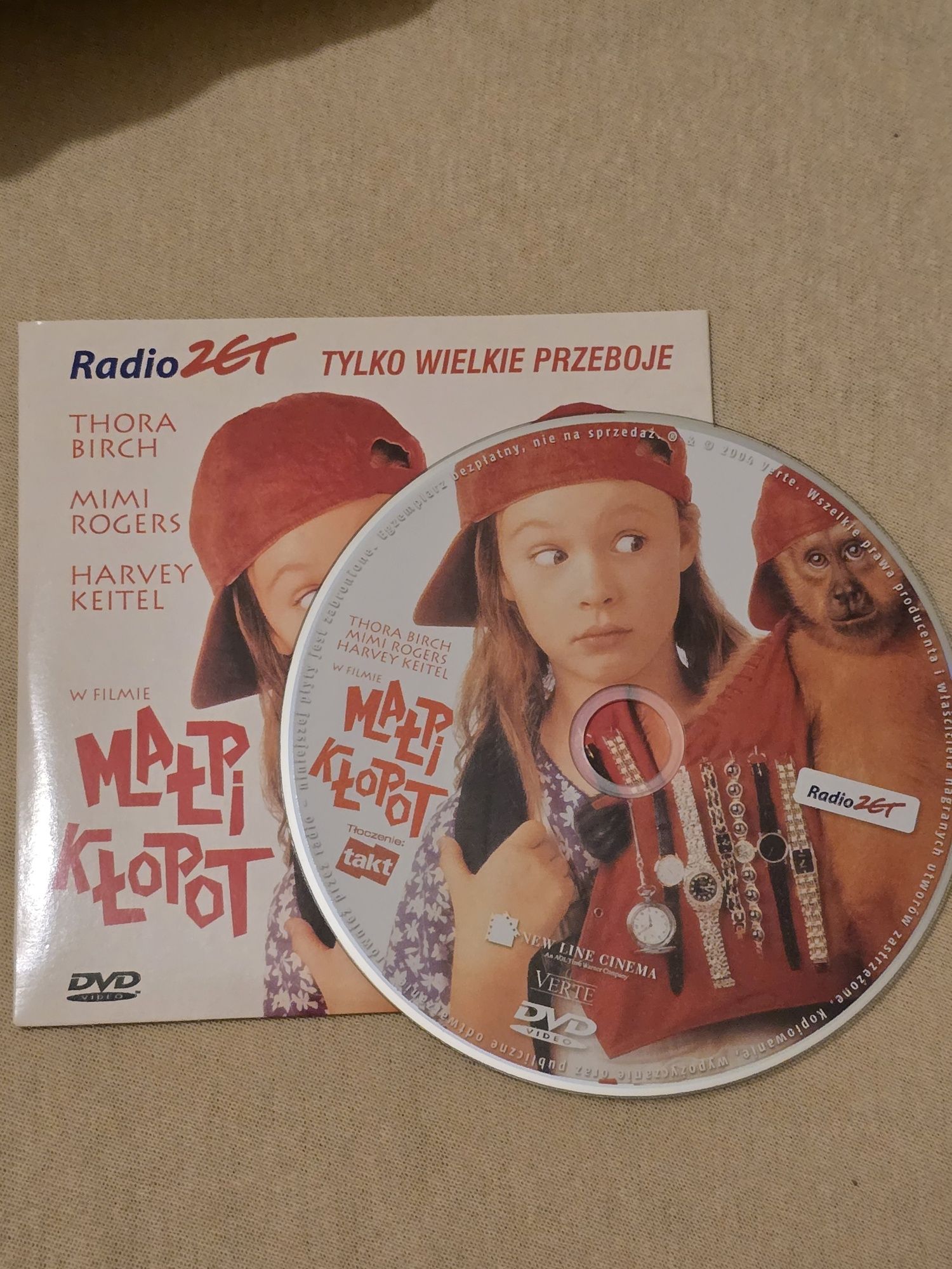 Płyta dvd małpi kłopot film
