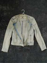 jeansowa kurtka ramoneska Zara jeans r.S 36