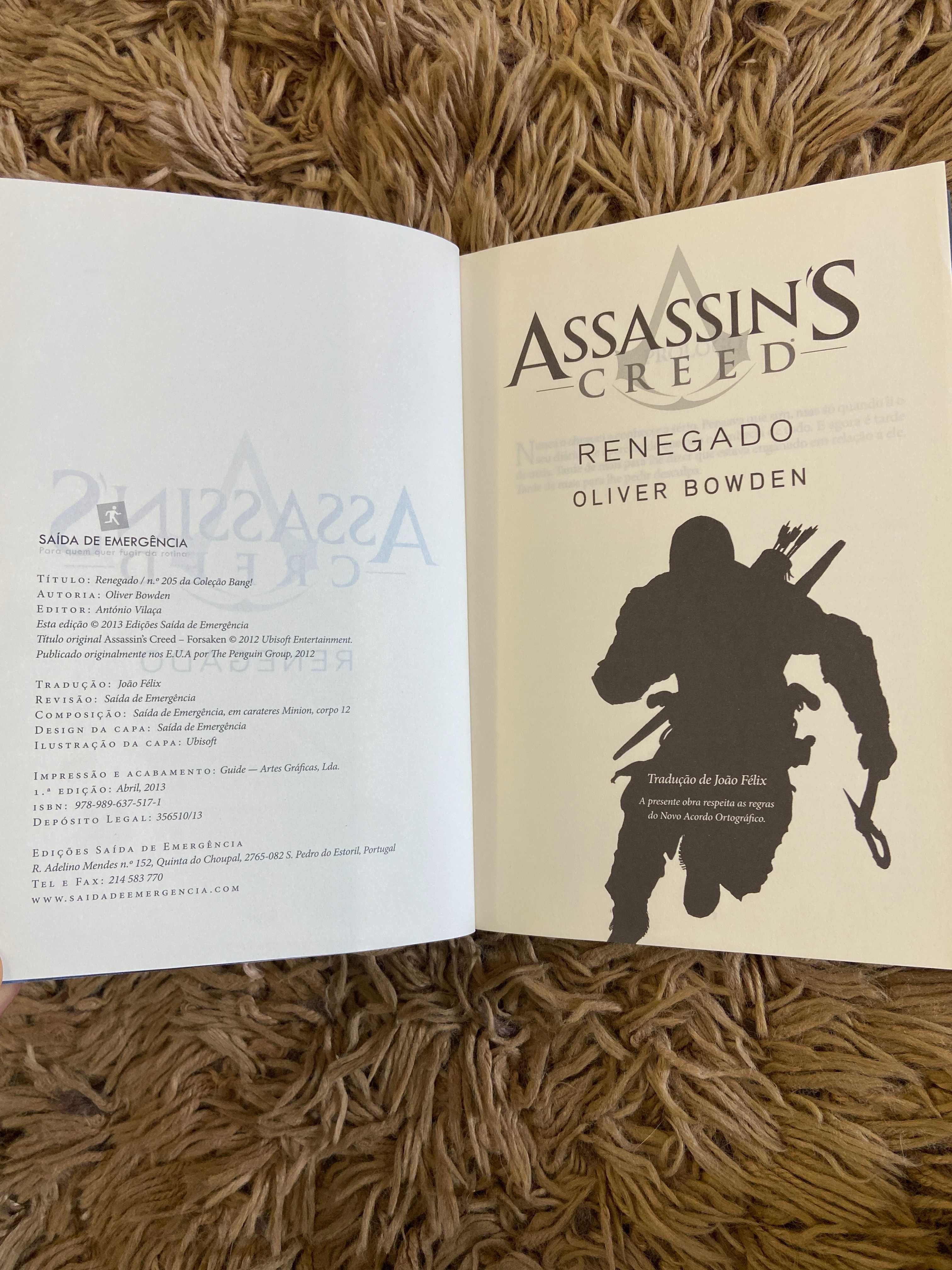 Assassin'S Creed Renegado - Oliver Bowden