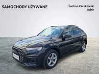 Audi Q5 Sportback S Line 35TDI 163KM S tronic Head Up Kamery 360 Gwarancja Salon Polska