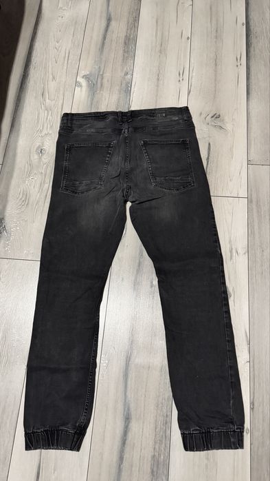 Joggery fsbn 34 męskie spodnie czarne M bawełna