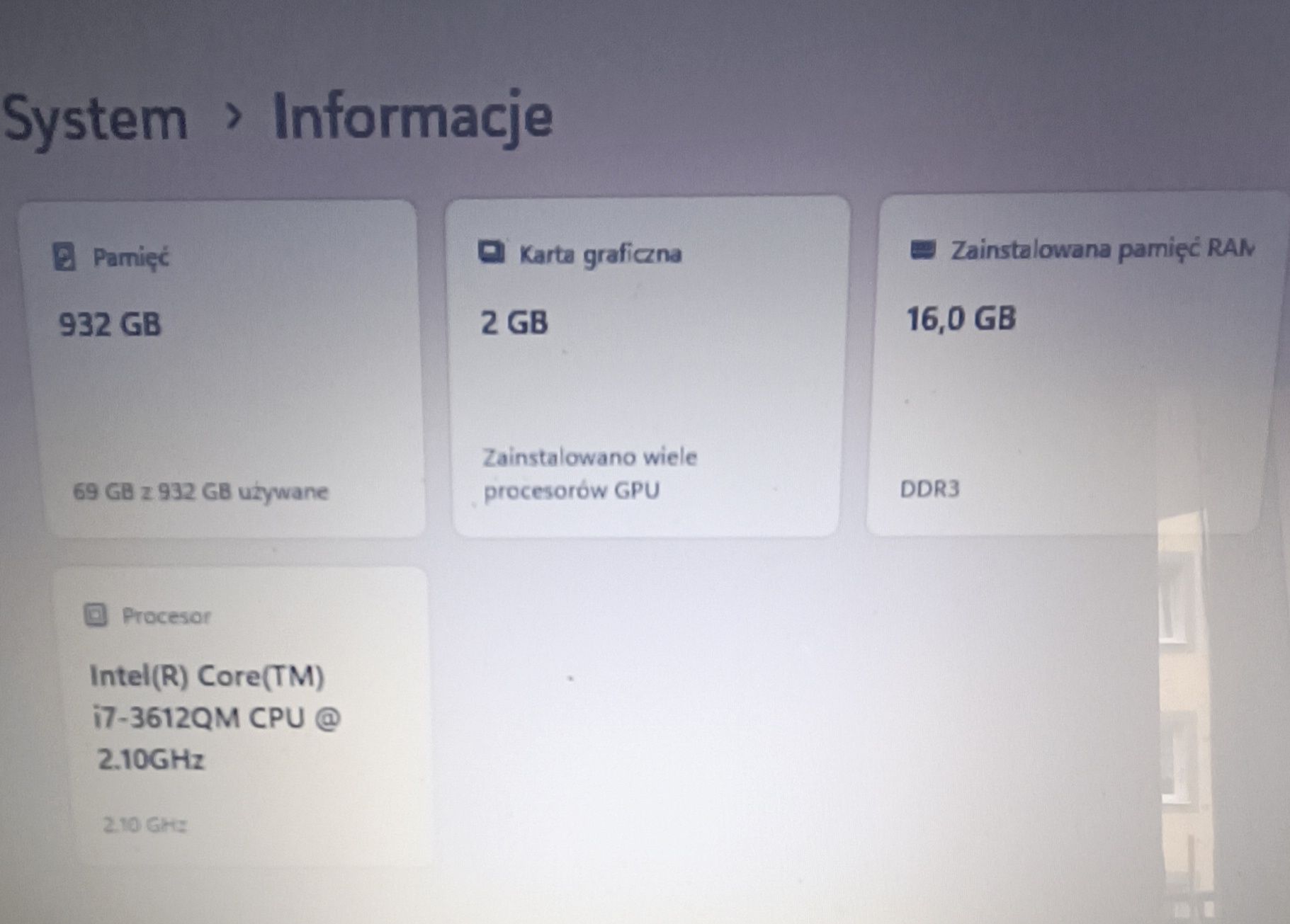 Laptop Notebook 17' G780