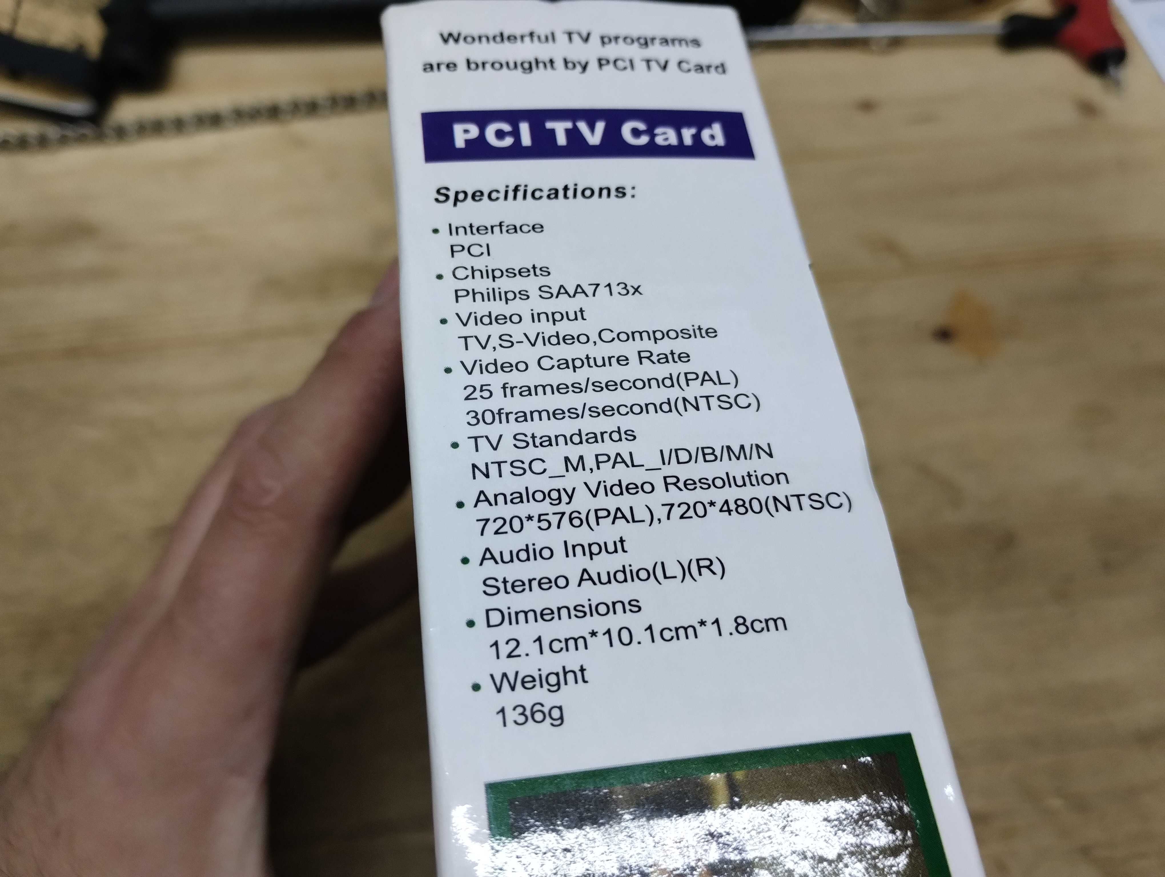 Placa de TV Chipset Philips PCI