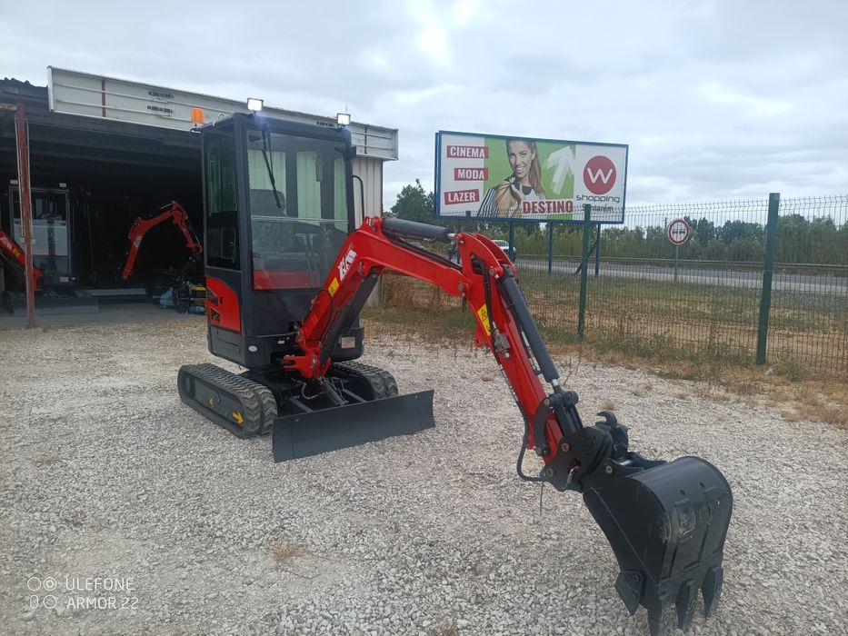 Mini giratórias novas 2 ton motor Kubota 3 baldes