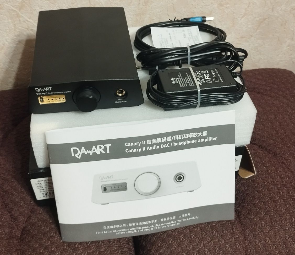 DAC/AMP - wzmacniacz słuchawkowy - Yulong DAART Canary II black