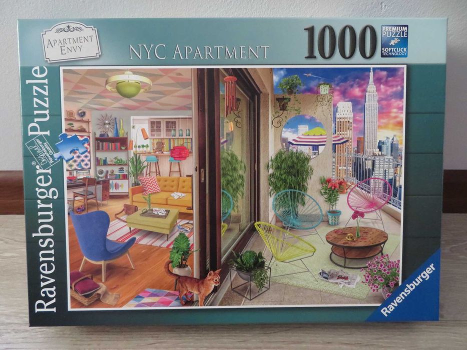 Puzzle Ravensburger NYC Apartament 1000 elementów Jak Nowe