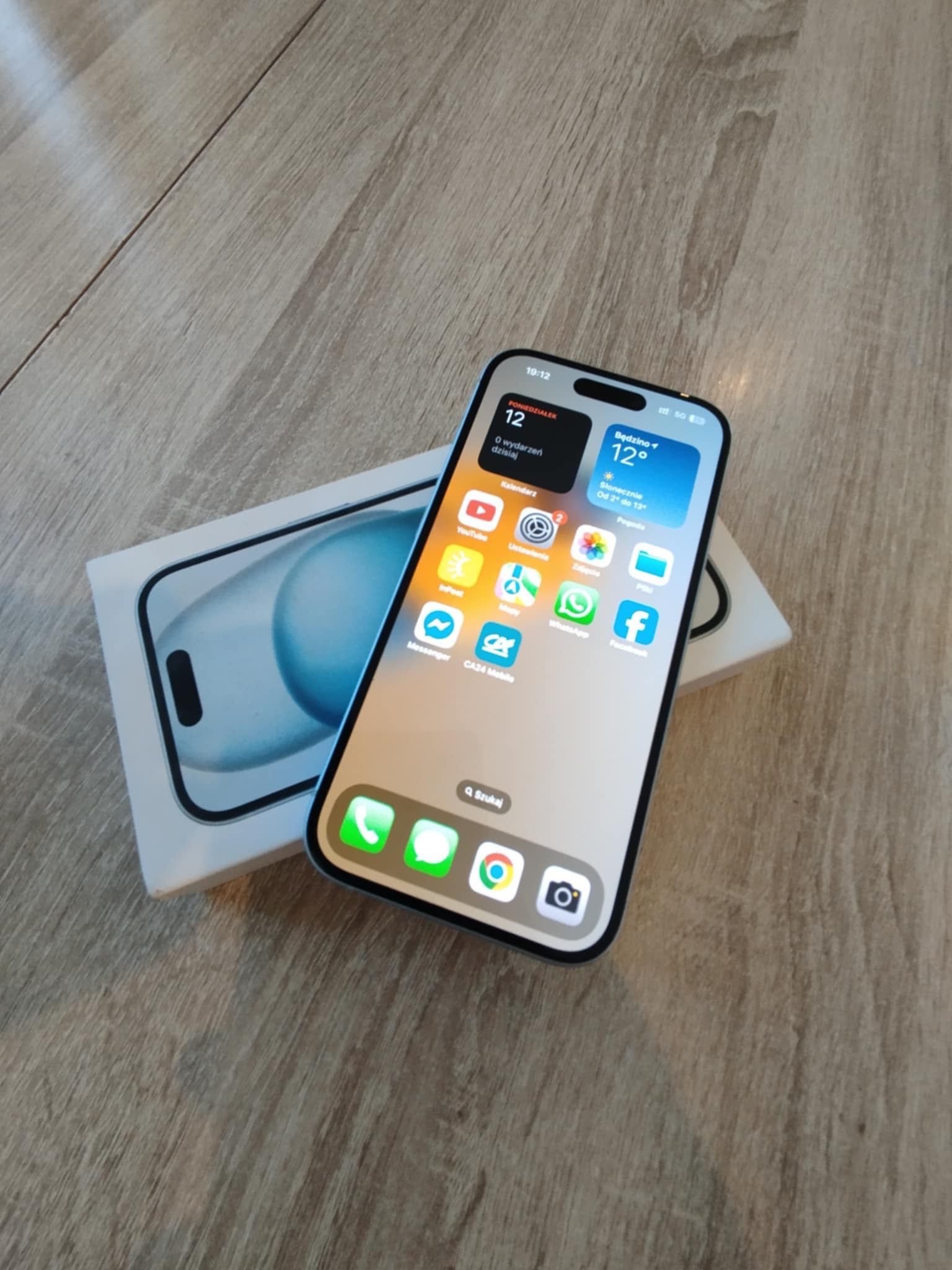 Jak Nowy iPhone 15 na gwarancji producenta !!! Szkło hartowane i etui