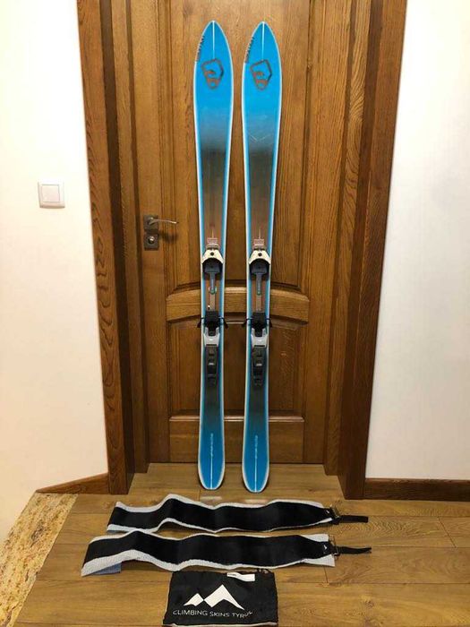Zestaw skiturowy narty Salomon BBR 8.9 176cm + wiązania Diamir + foki