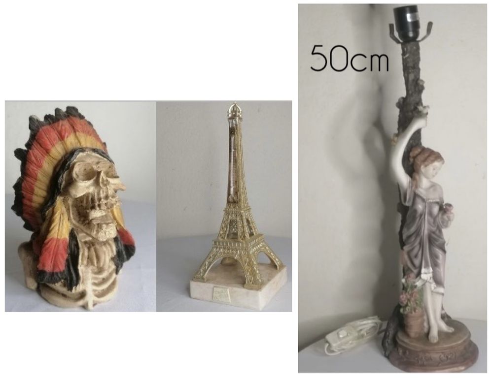 Estatuetas Lote artigos de decoração (36 Unidades)