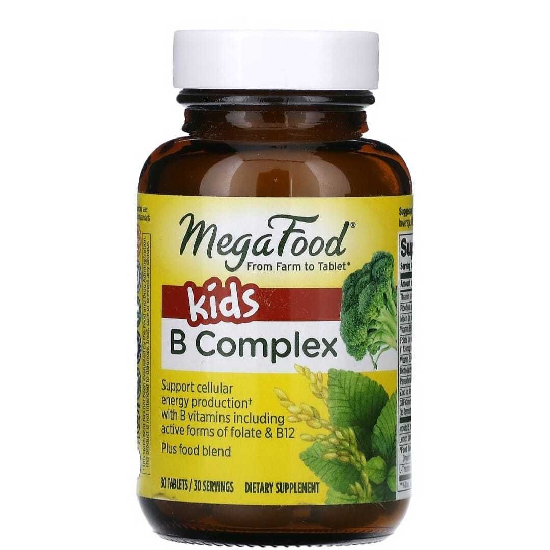 MegaFood, Комплекс витаминов группы B для детей,  30шт США