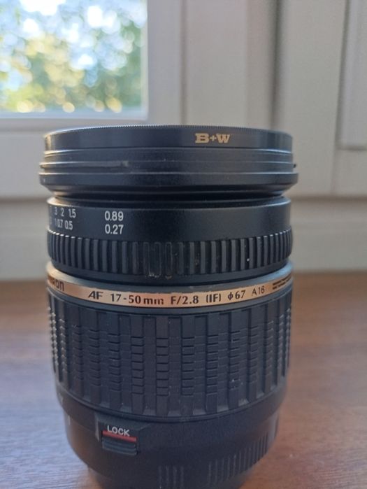 Tamron 17-50 f/2.8 EF-S+ Filtr UV firmy  B+W! Made in Germany