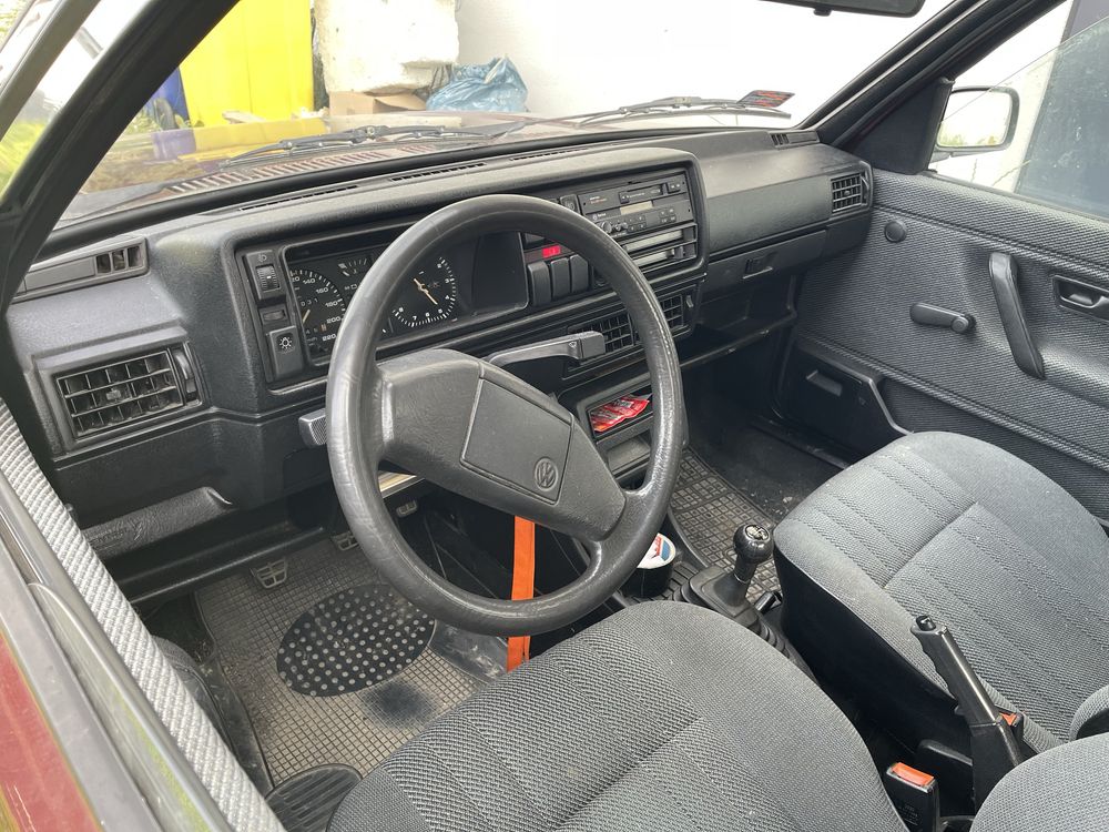 Vw Golf2 1.8 1991 r stan doby z instalacją Lpg dużo orginalnych części