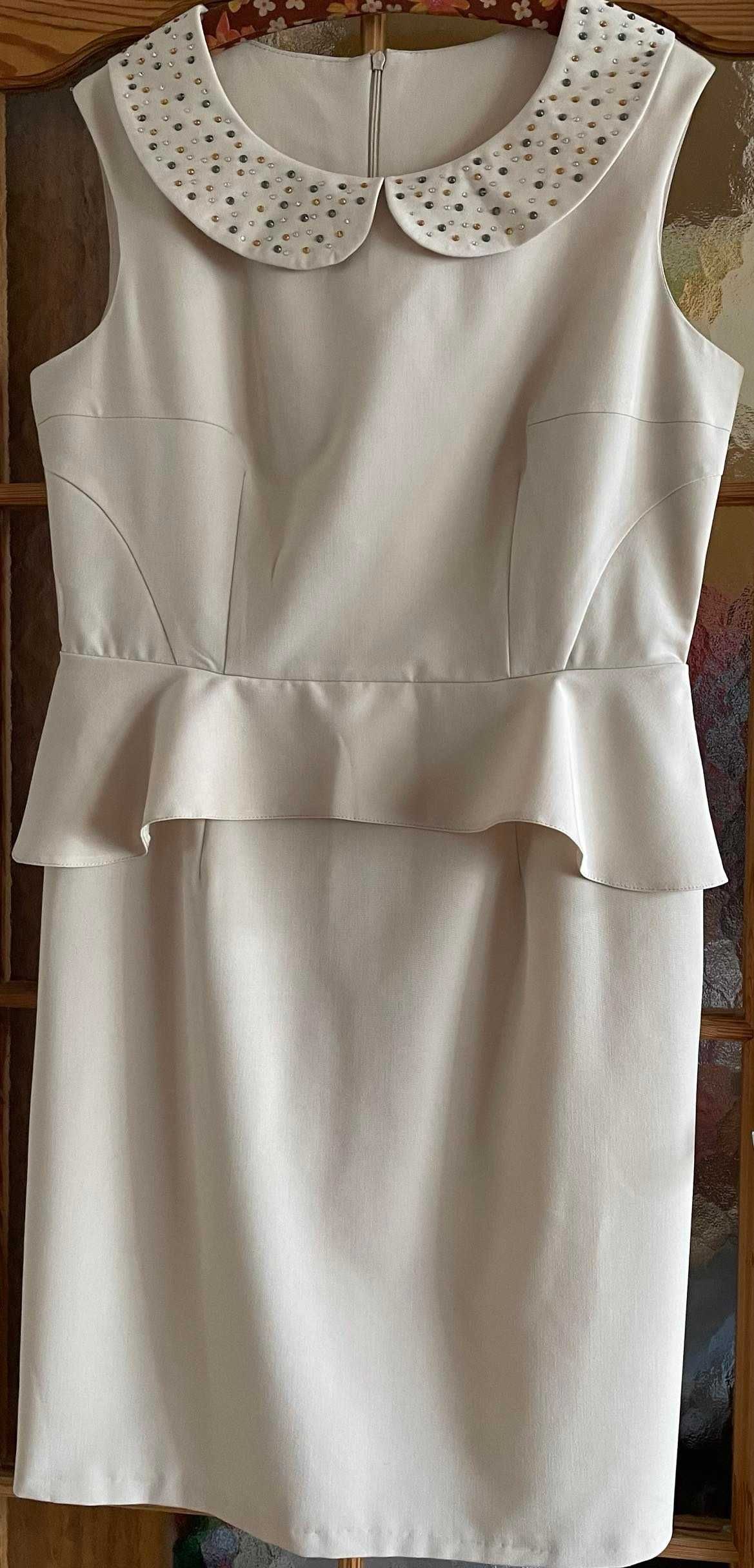 elegancka sukienka tuszująca brzuszek- rozm42- nowa- obniżka