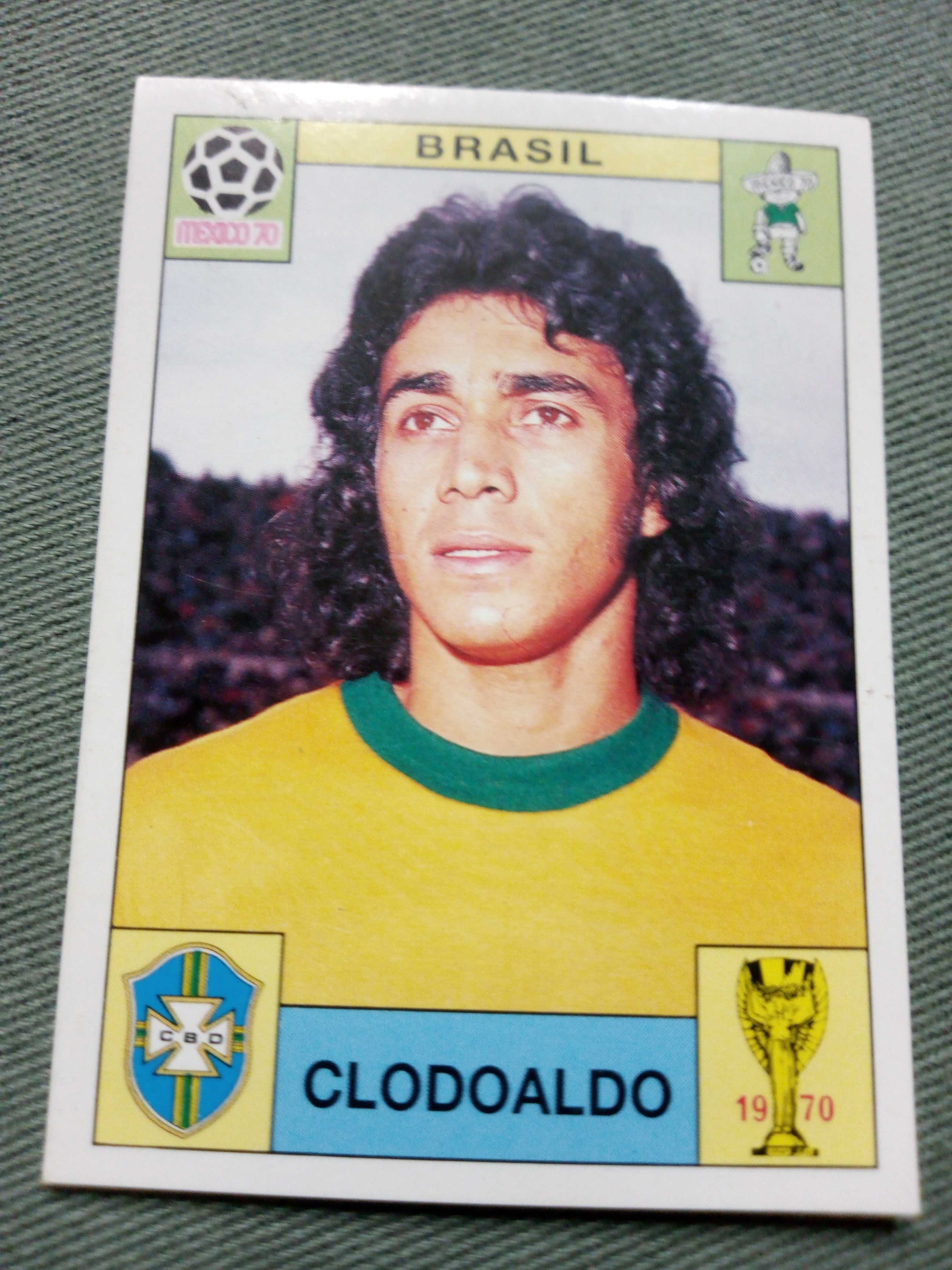 Cromo Panini World Cup Story de Clodoaldo no Mundial 70