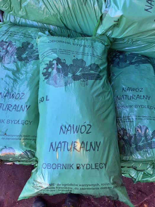 Obornik nawóz naturalny bydlęcy worek 60 l