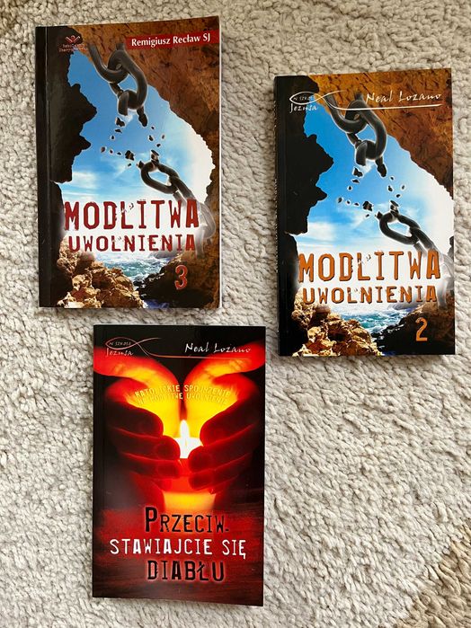 3 książki  Modlitwa uwolnienia 5 kluczy Neal Lozano Remigiusz Recław