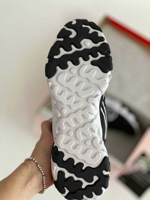 Мужские кроссовки Nike React Vision Black-White Premium. 40-45