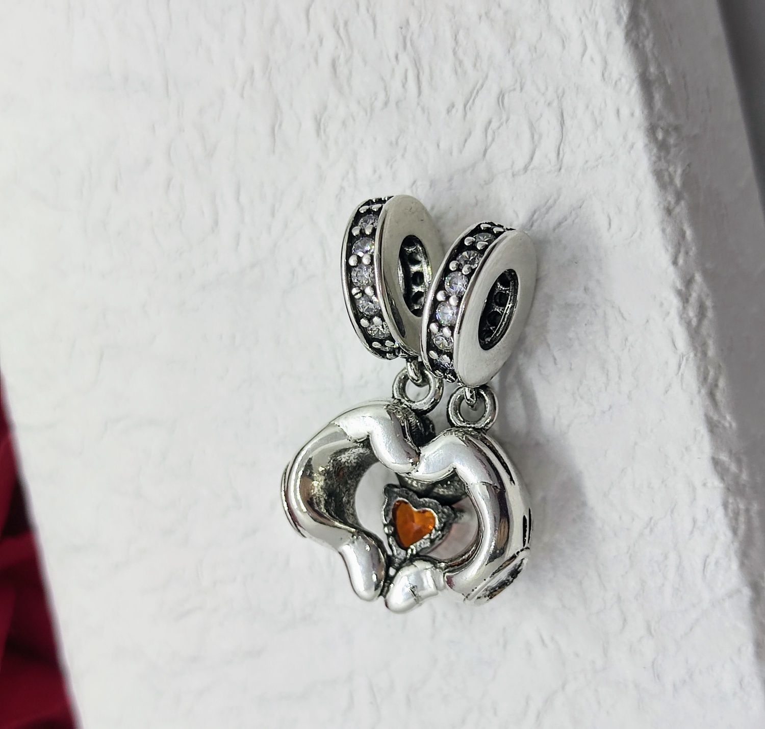 Charm's zawieszka miłość serce kryształ