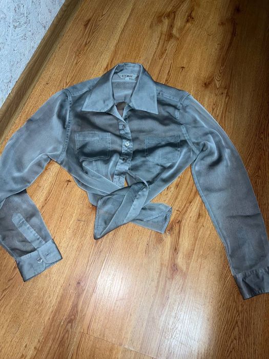 Прозора сорочка на завʼязках