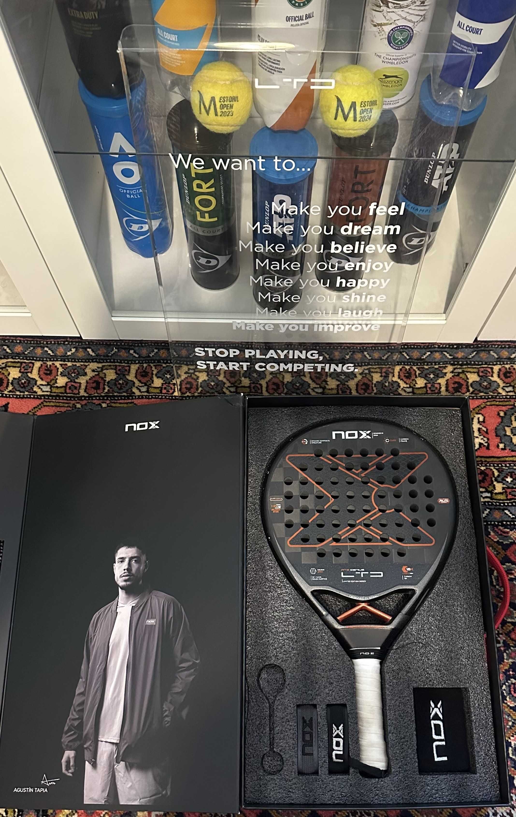 Raquete de Padel: Nox AT10 Genius 18K By Tapia Limited Edition 2023